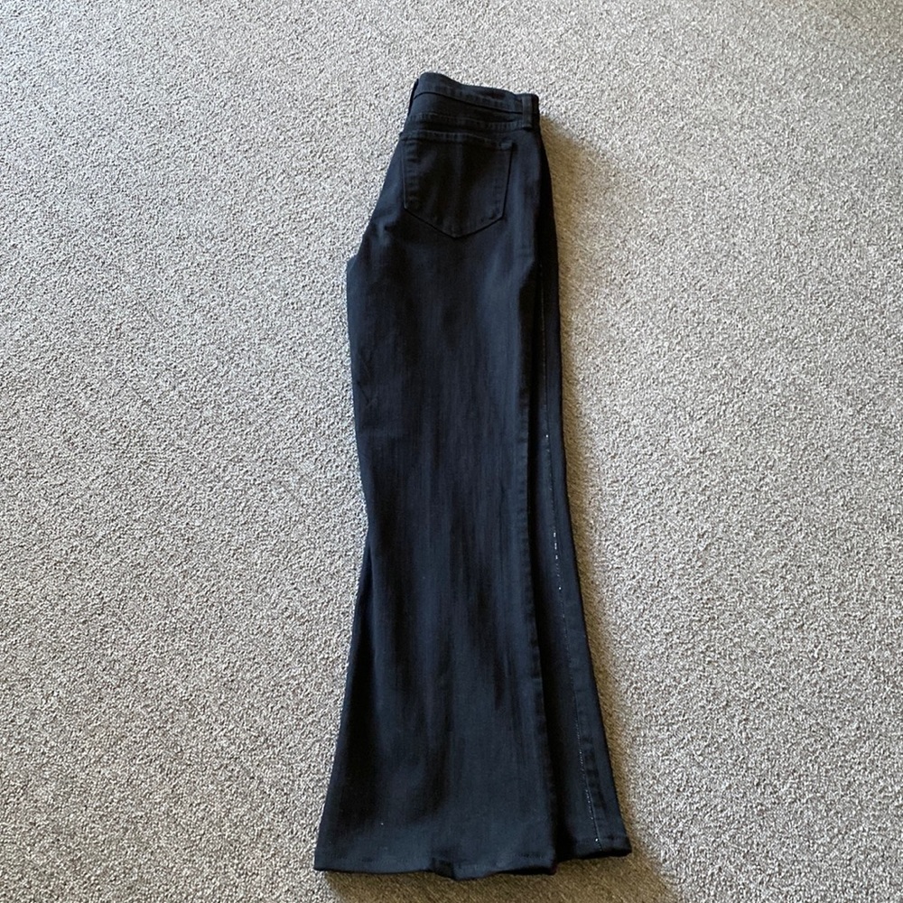 NYDJ black with studding on the side . - Picture 3 of 6